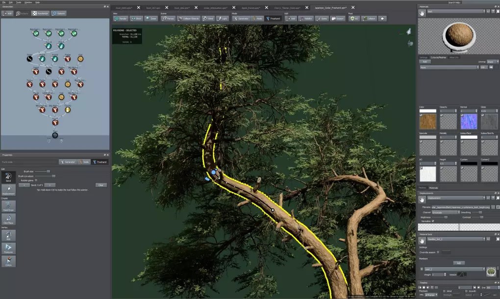 screenshot of SpeedTree for Games